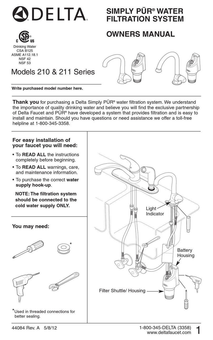 Delta 210 Series owner's manual Delta 210 Series owner's manual