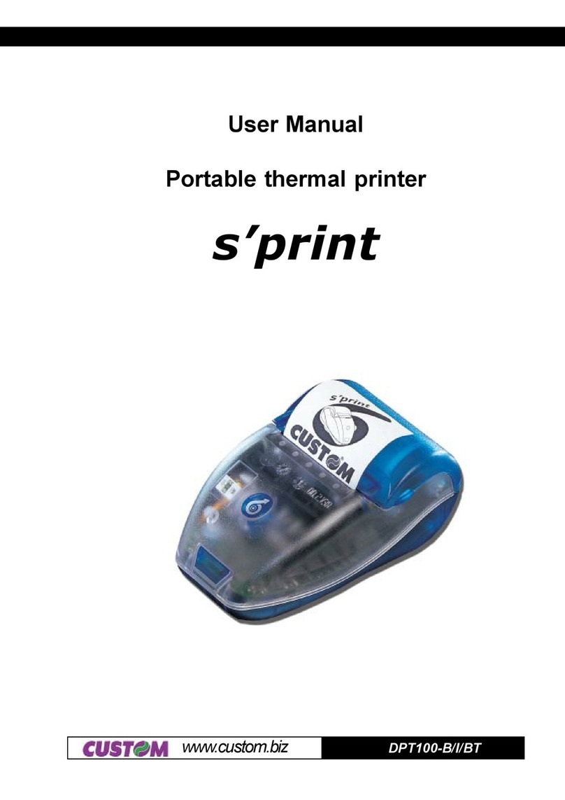 Custom Engineering s'print User manual