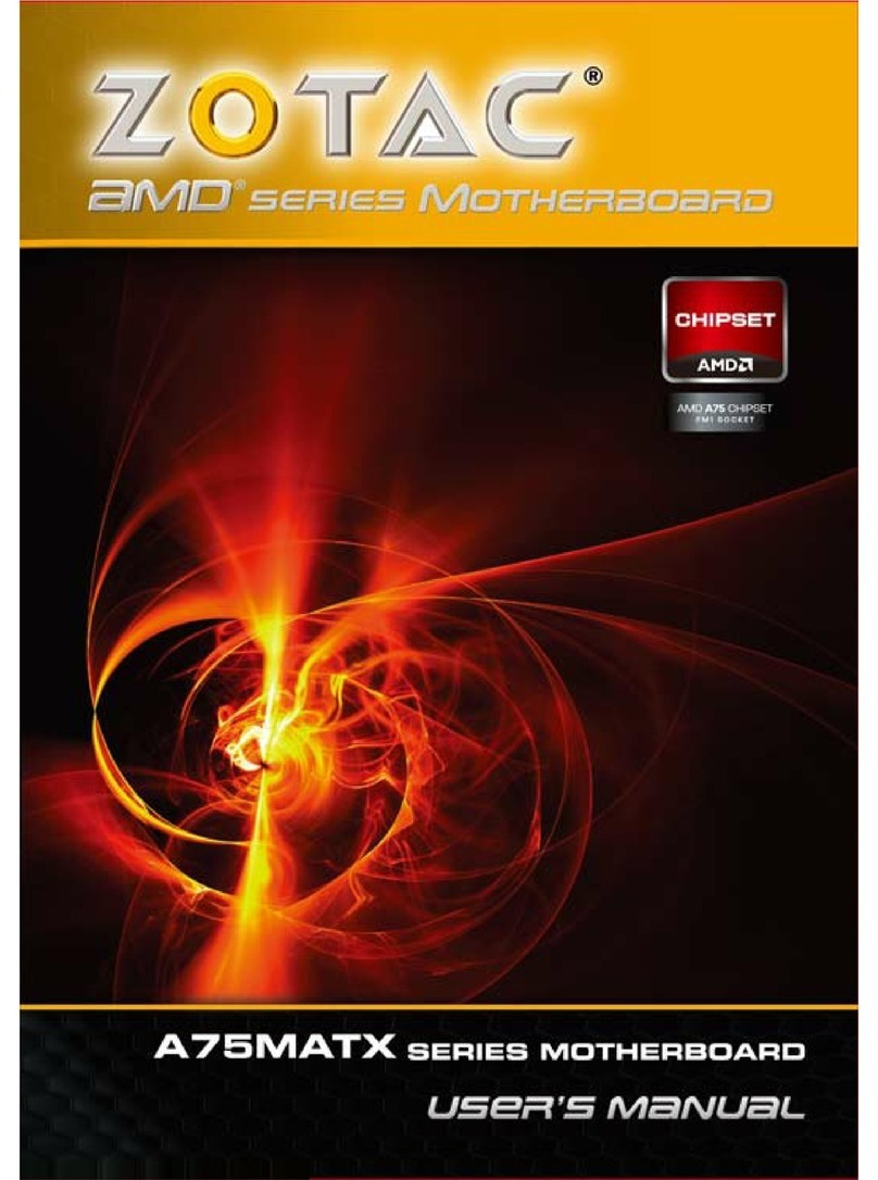 Zotac A75MATX Series User manual