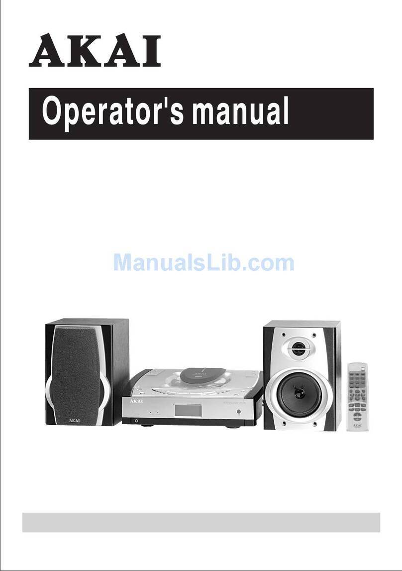 Akai CDP-280 User manual