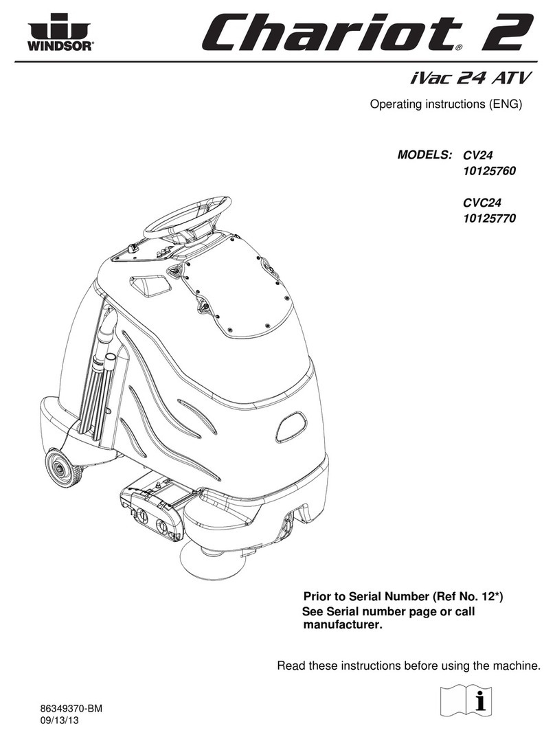 Windsor Chariot 2 iVac 24 ATV CV2410125760 User manual