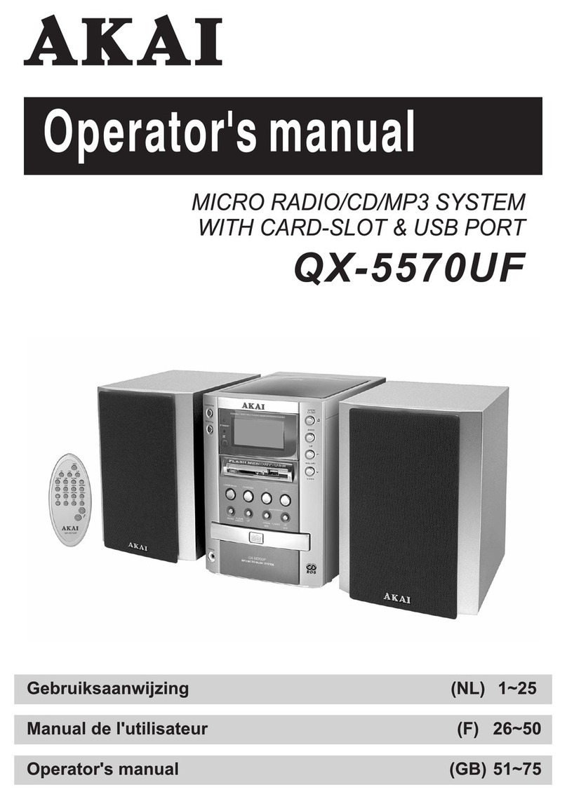 Akai QX-5570UF User manual