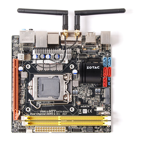 Zotac H77 ITX Series WiFi User manual