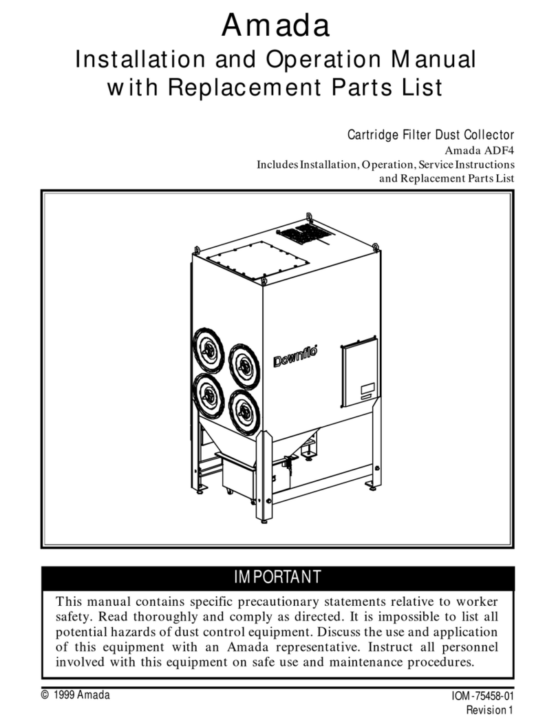 Amada ADF4 Installation and operation manual