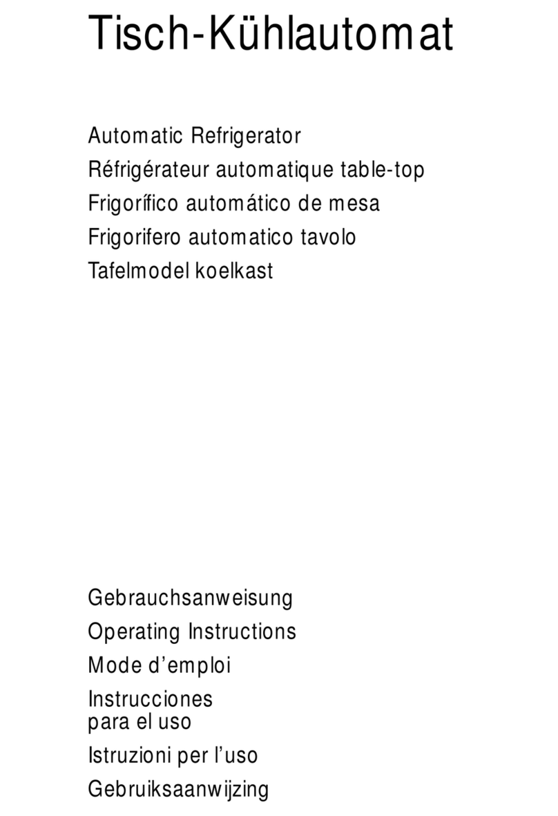 AEG Automatic Refrigerator User manual AEG Automatic Refrigerator User manual
