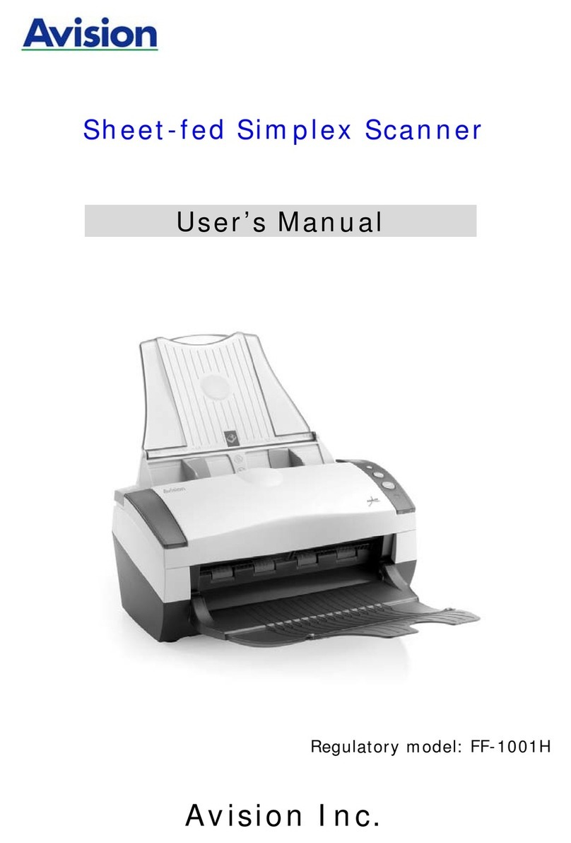 Avision FF-1001H User manual Avision FF-1001H User manual