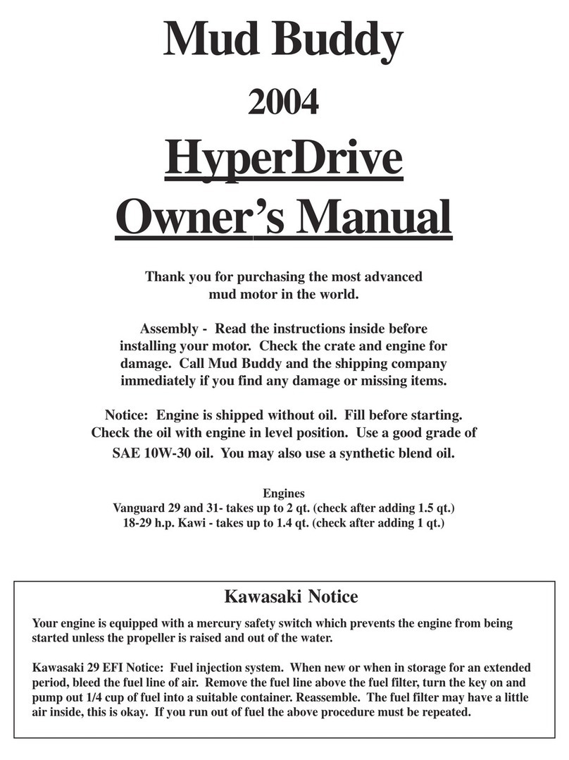 Mud Buddy 2004 HyperDrive owner's manual