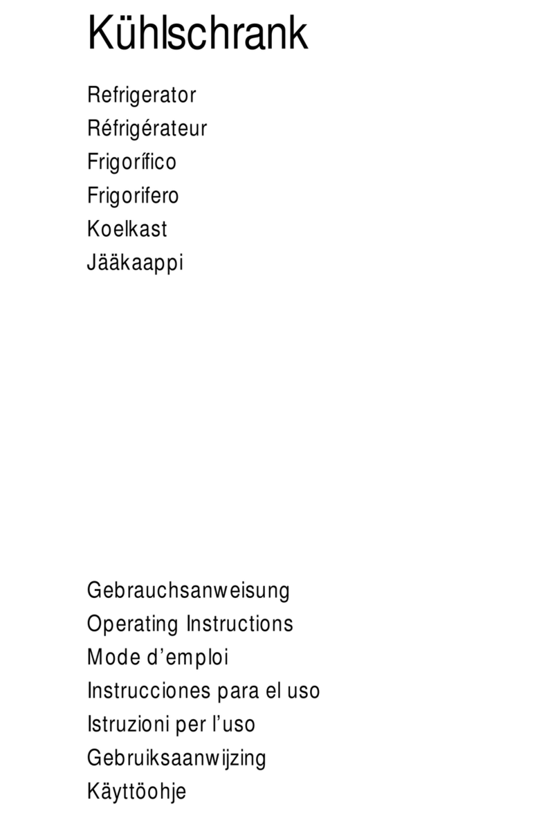 AEG Automatic Refrigerator User manual
