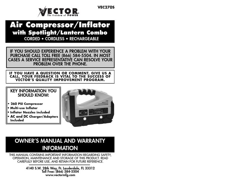 Vector VEC270S owner's manual