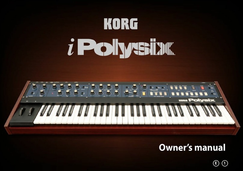 Korg iPOLYSIX User manual