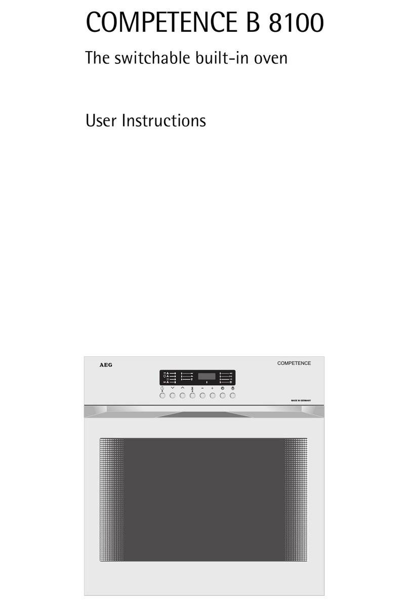AEG COMPETENCE B 8100 User manual