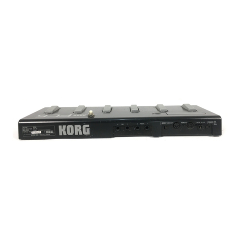 Korg FC6 owner's manual