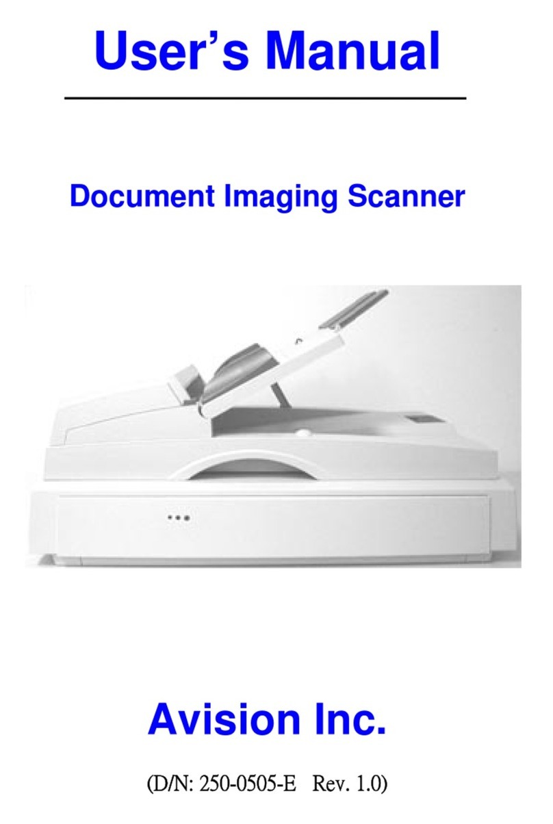 Avision AV8350 User manual