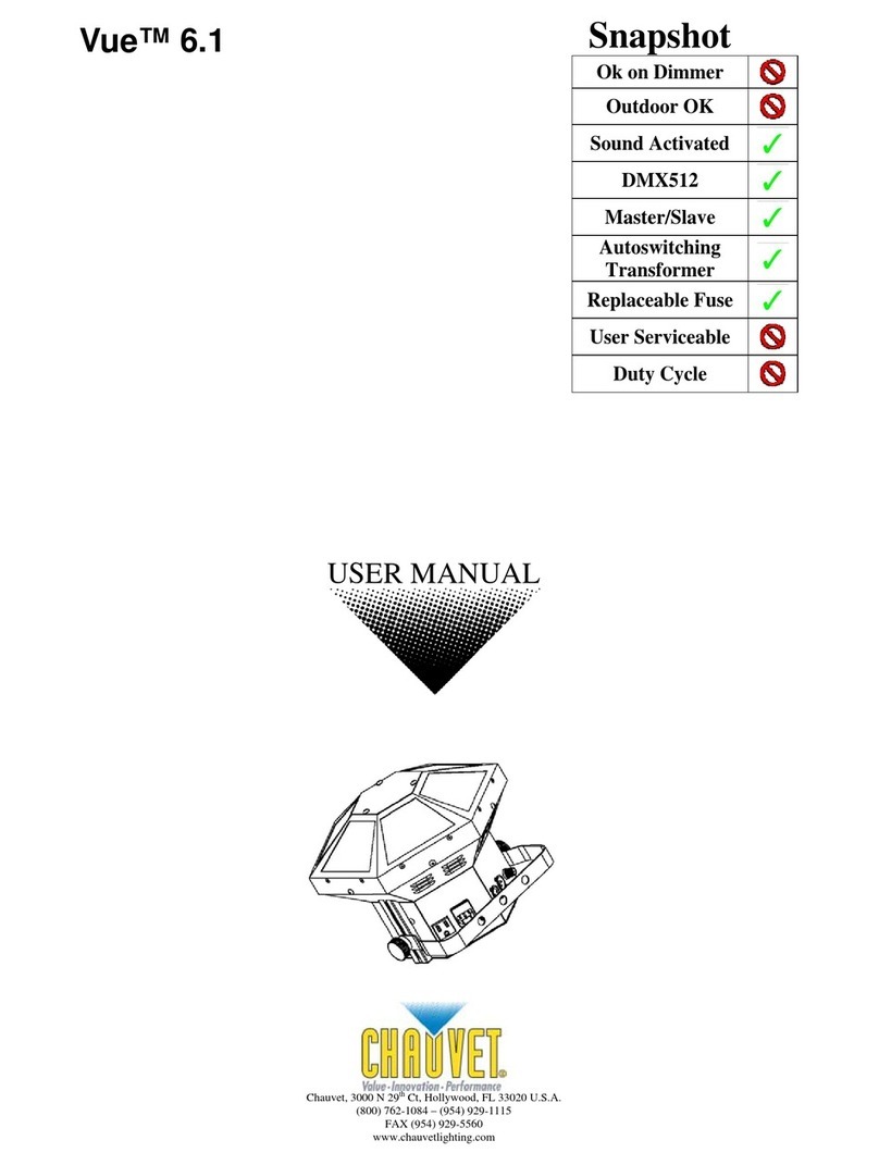 Chauvet Vue 6.1 user manual