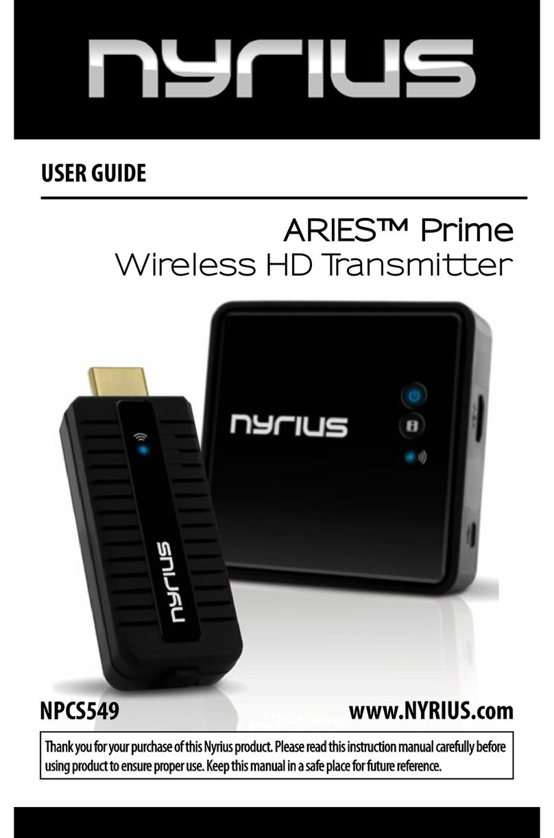 Nyrius NPCS549 User manual