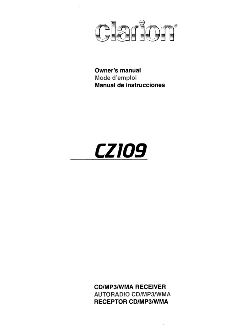 Clarion CZI09 User manual