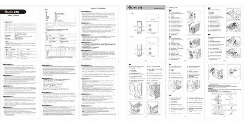 Cooler Master Elite 310 User manual