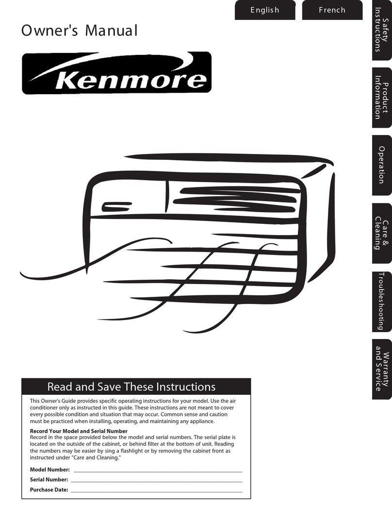 Kenmore 253-35568 User manual