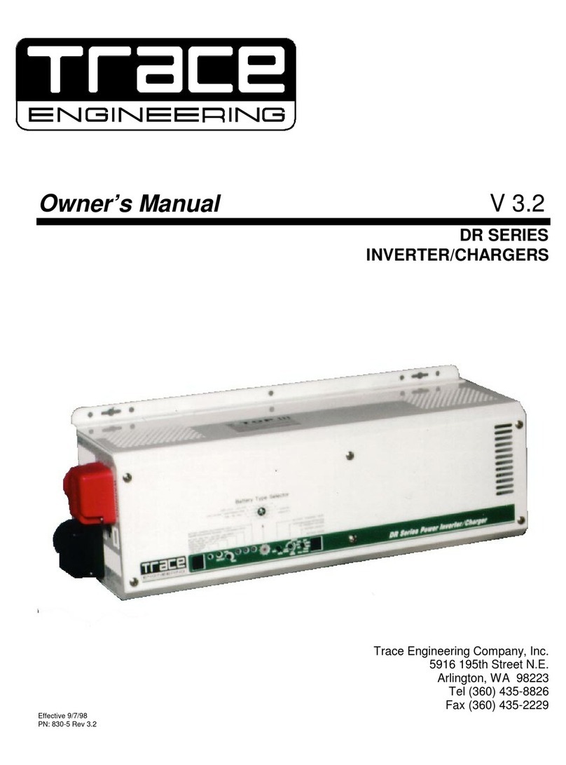 Trace Engineering DR Series User manual