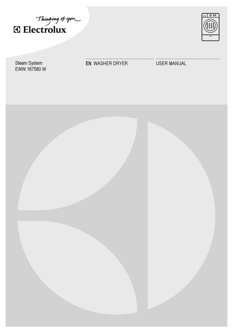Electrolux EWW 167580 W user manual