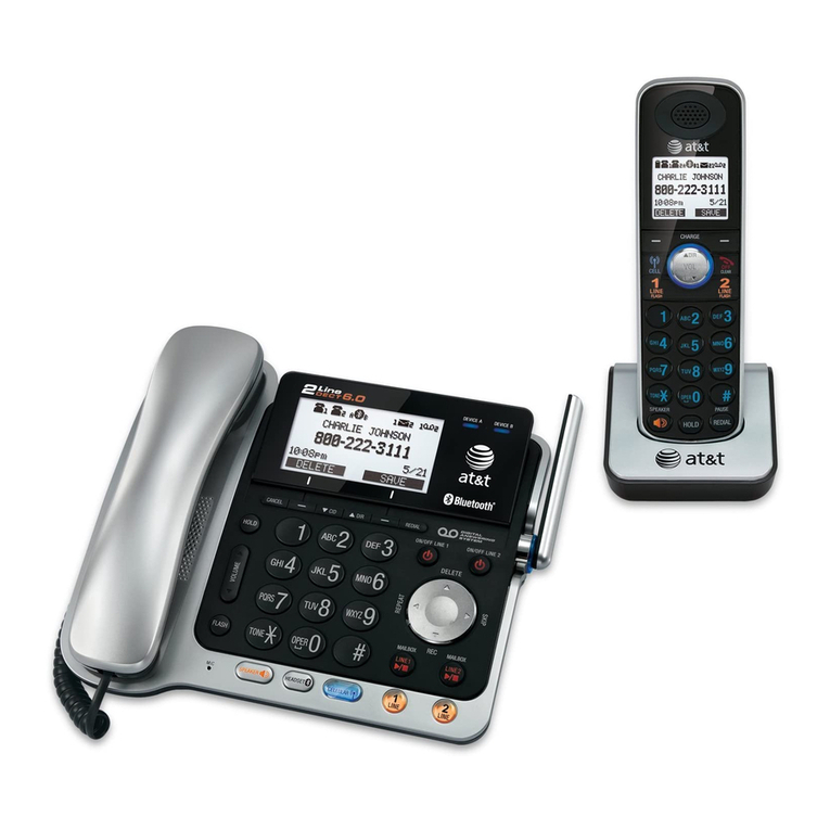 AT&T TL86109 User manual AT&T TL86109 User manual