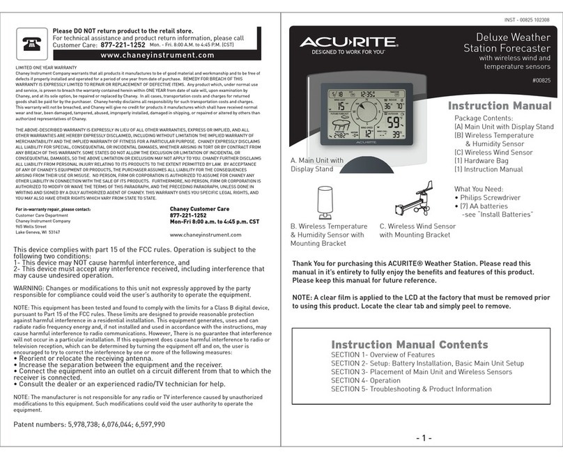 ACU-RITE 825 instruction manual