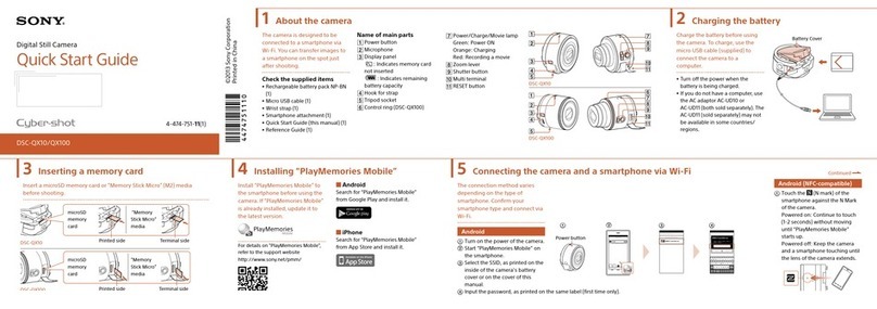 Sony Cyber-shot DSC-QX10 quick start guide
