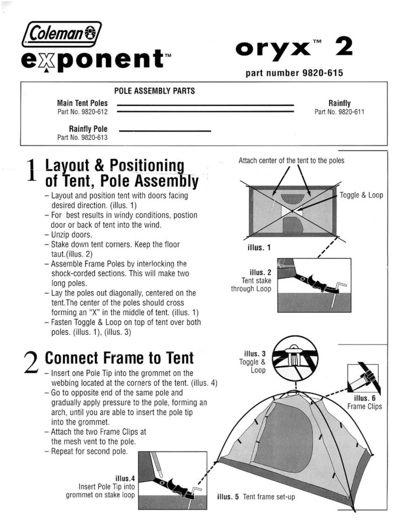 Coleman Exponent oryx 2 User manual