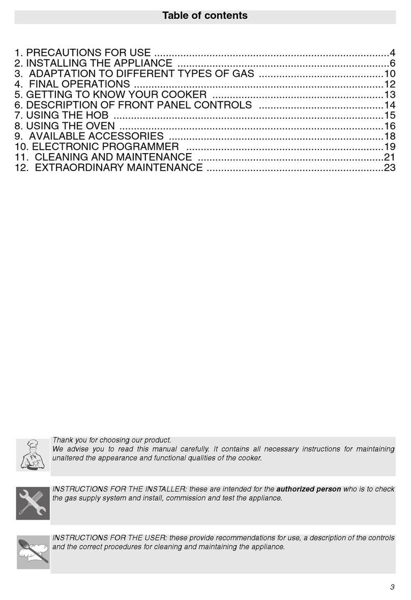 Smeg AS5601 User manual Smeg AS5601 User manual