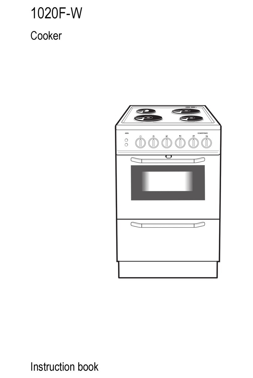 AEG Competence 1020F-W User manual
