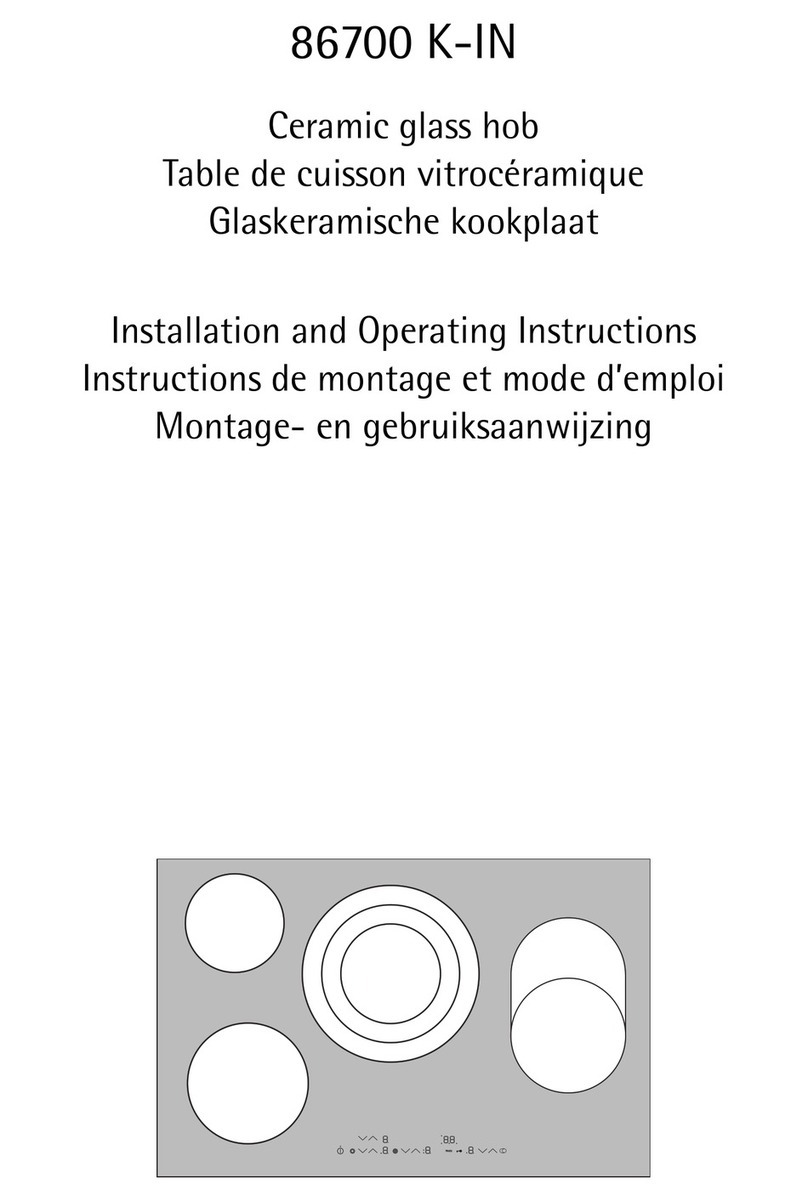 AEG 86700 K-IN User manual