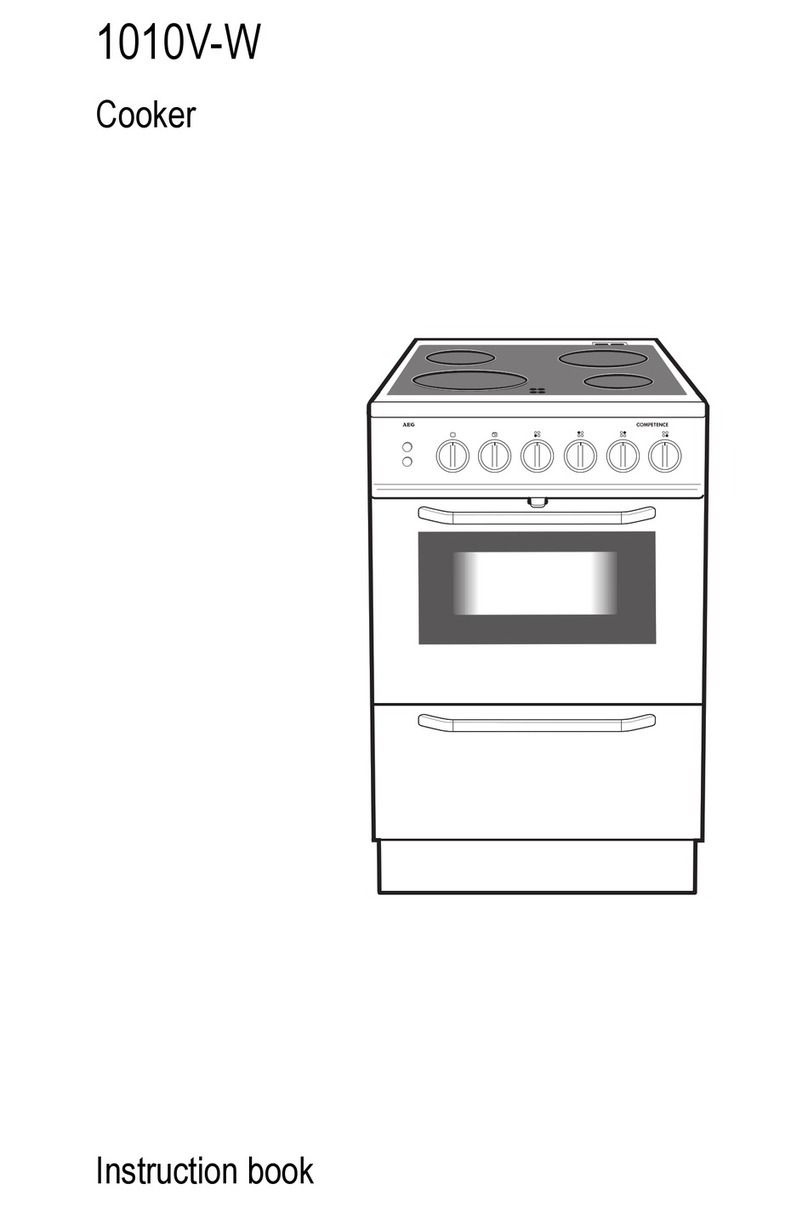 AEG 1010V-W Instruction book