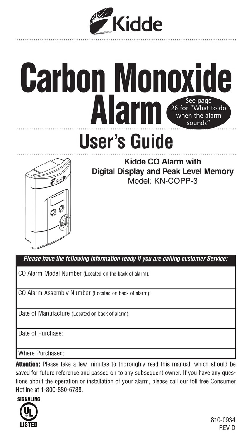 Kidde KN-COPP-3 User manual