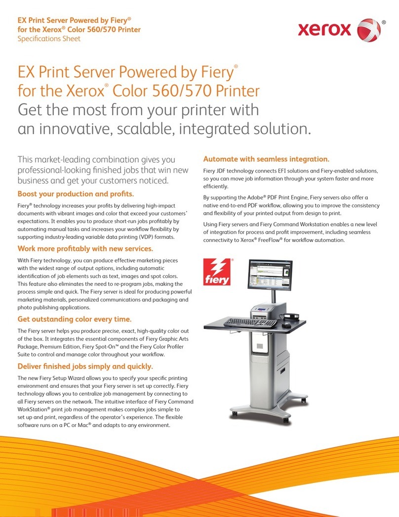 Xerox EX User manual