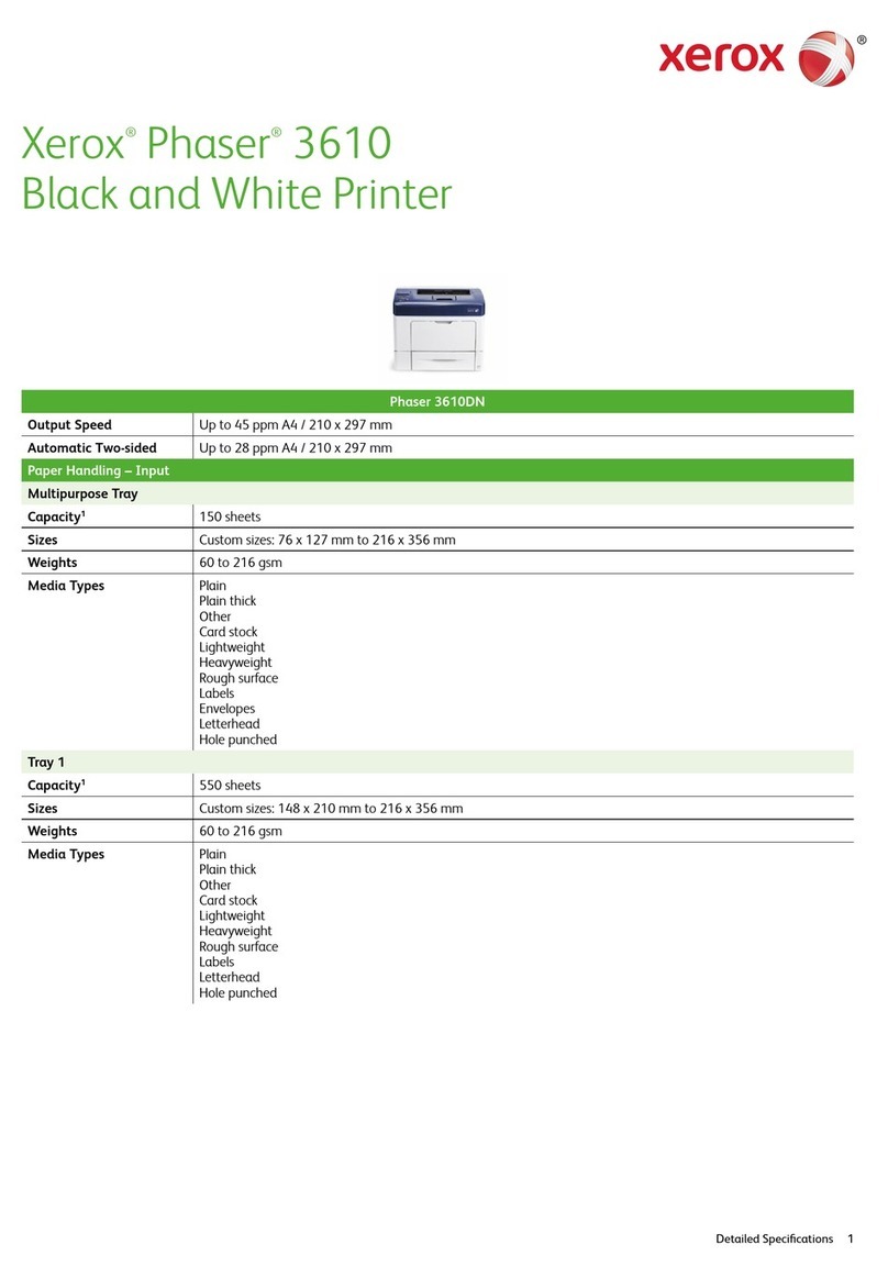 Xerox Phaser 3610 User manual