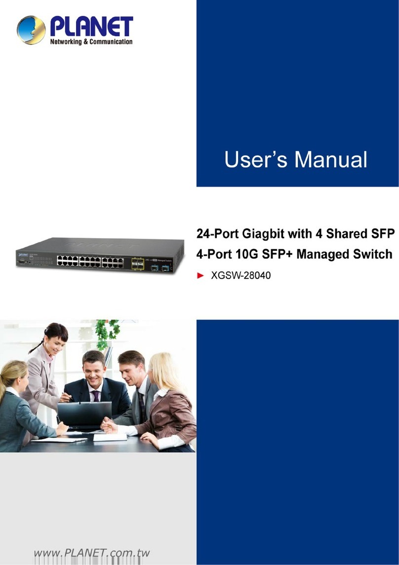Planet XGSW-28040 User manual