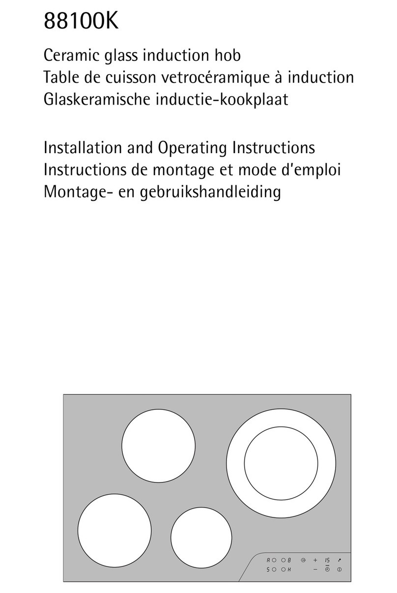 AEG 88100K Installation and operating instructions