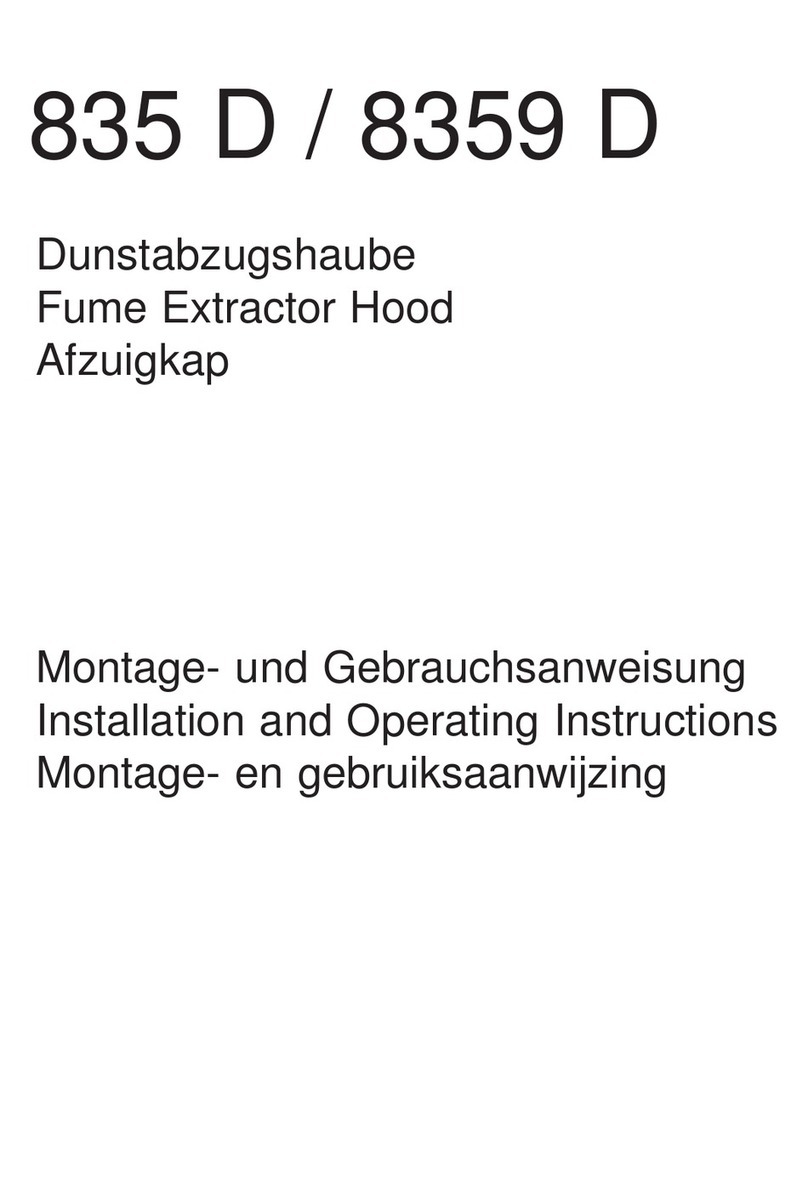 AEG 835 D User manual
