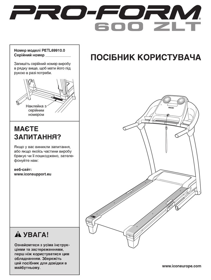 Pro-Form 600 Zlt Treadmill 