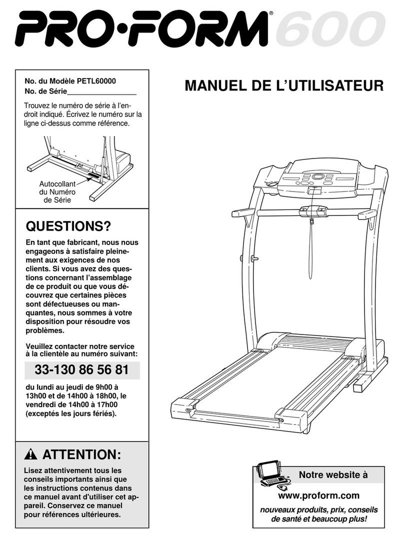 Pro-Form XP StrideClimber 600 User manual