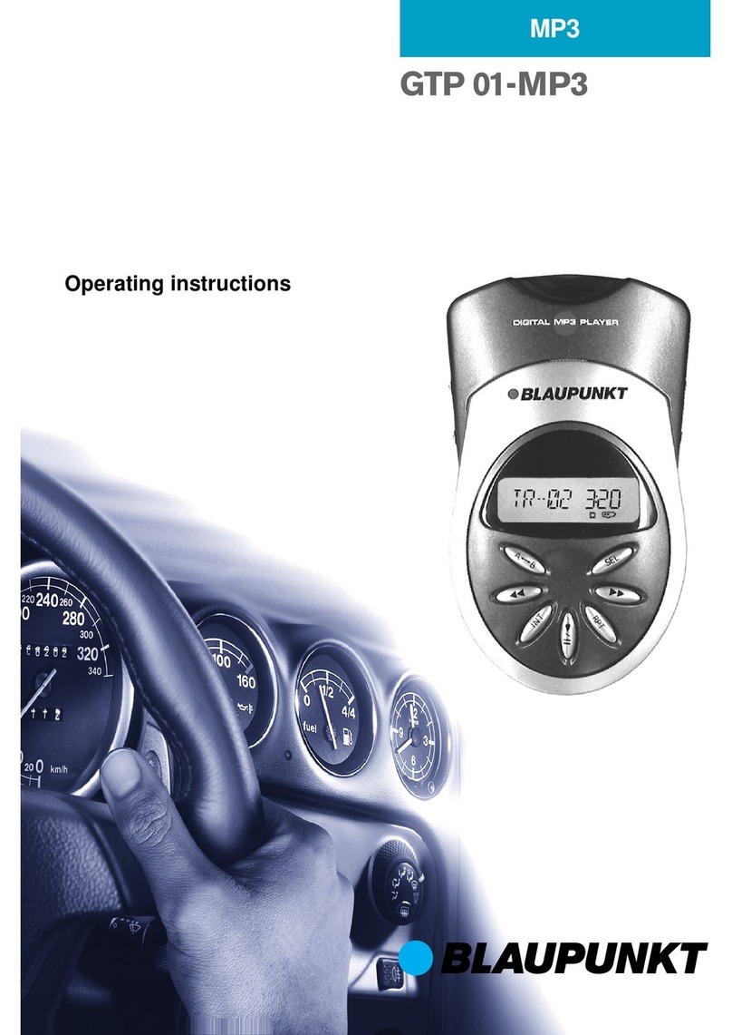 Blaupunkt GTP 01-MP3 User manual