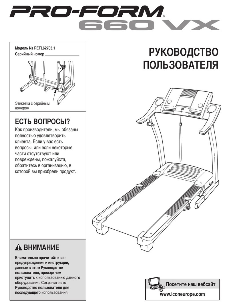 Pro-Form 660 Vx Treadmill 
