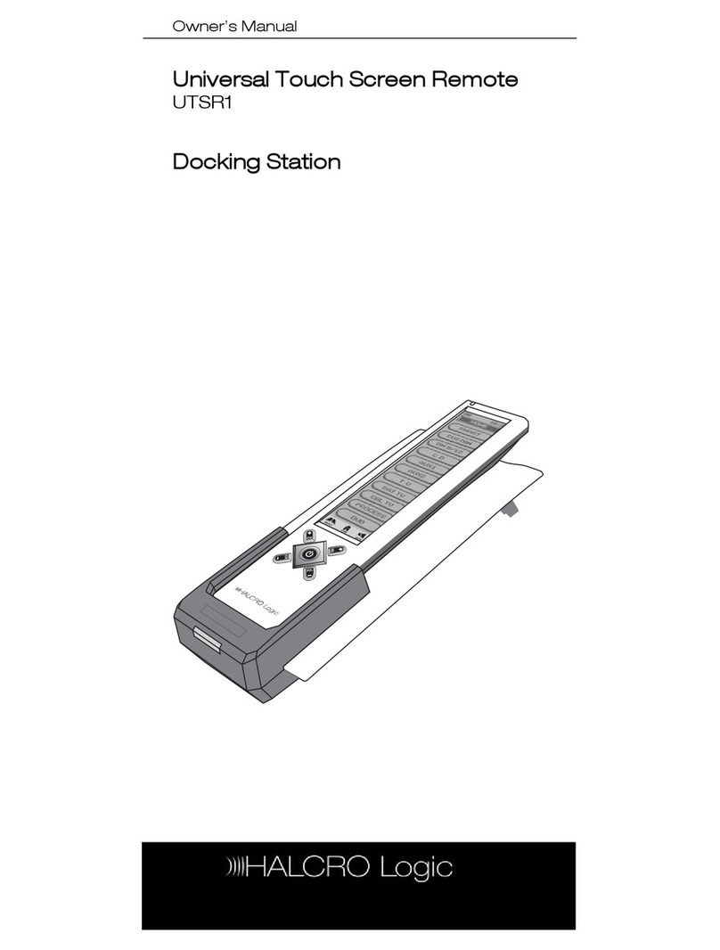 Halcro UTSR1 User manual