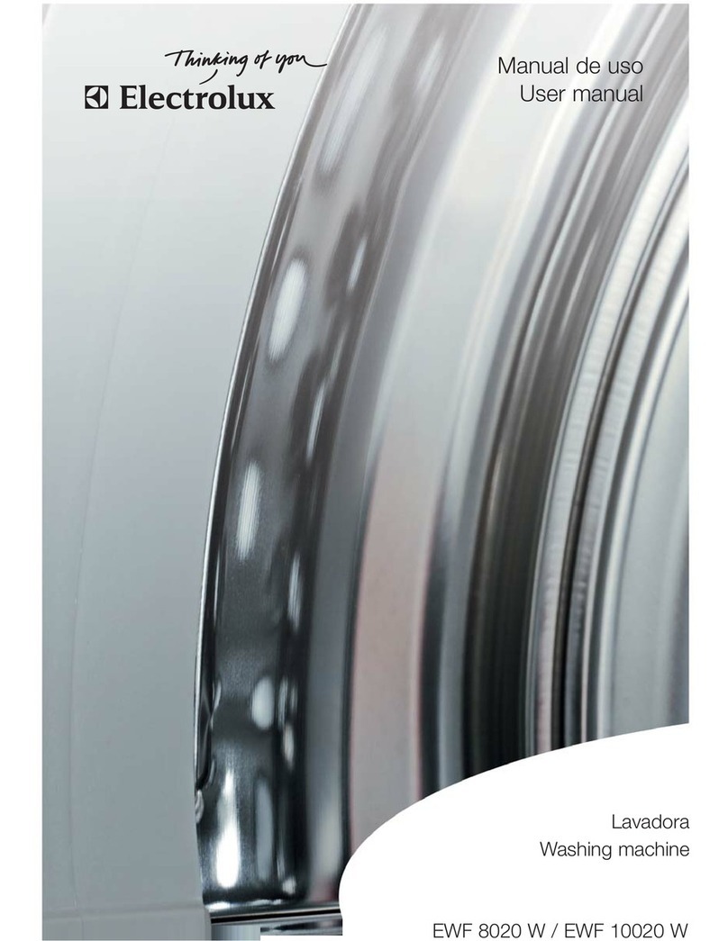 Electrolux EWF 8020 W/ EWF 10020 W User manual