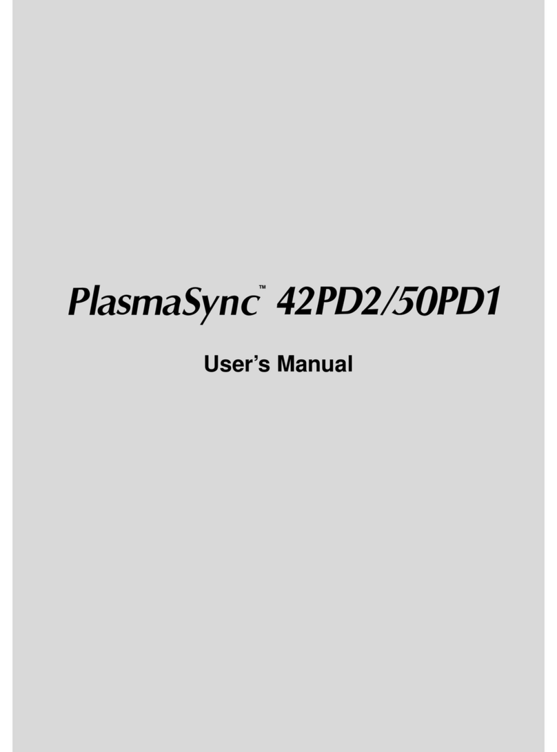 NEC PlasmaSync 42PD2 User manual