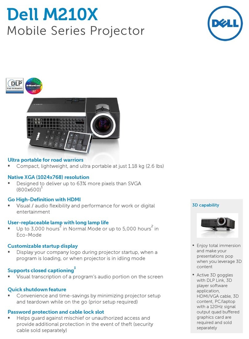 Dell M210X User manual