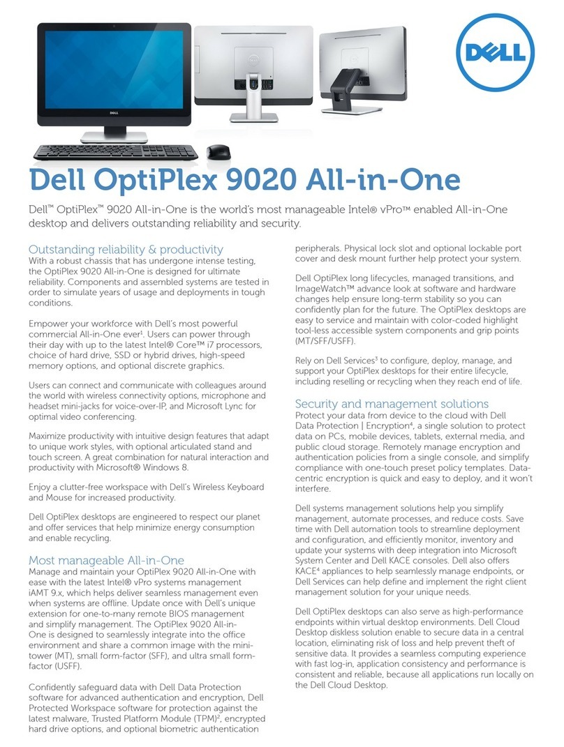 Dell OptiPlex 9020 User manual