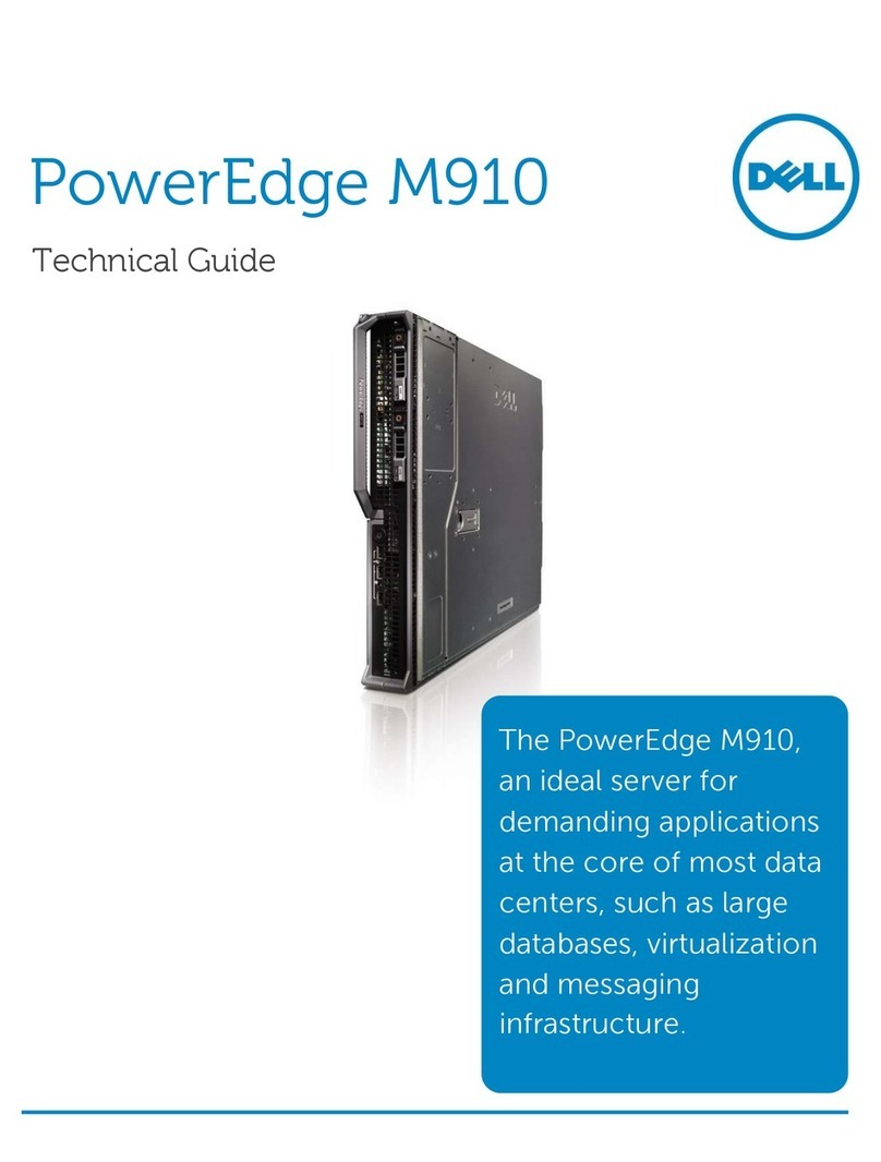 Dell PowerEdge M910 Quick start guide Dell PowerEdge M910 Quick start guide