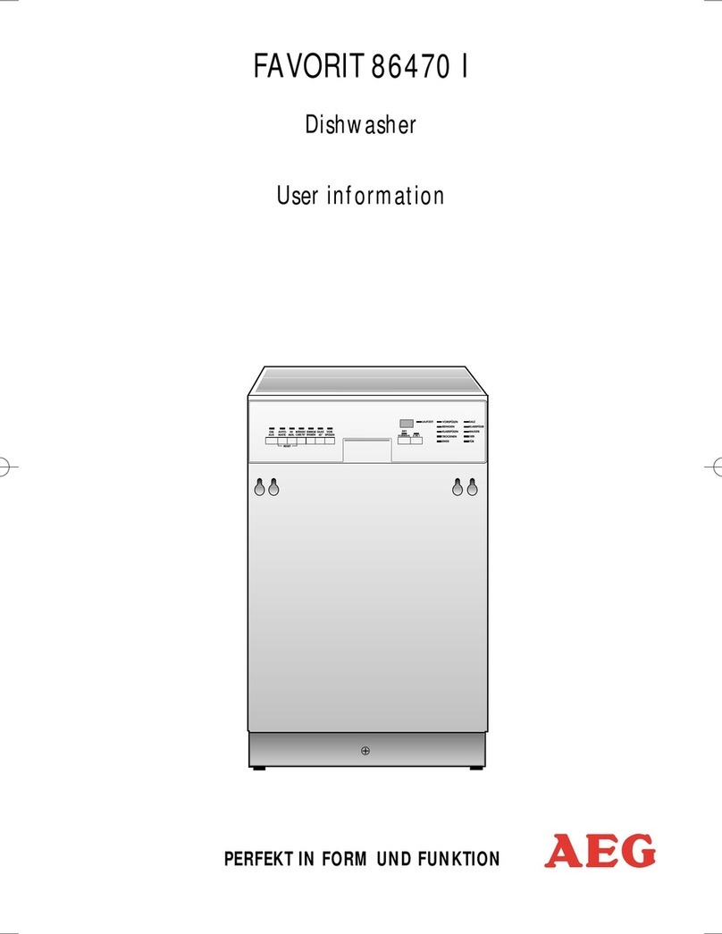 AEG FAVORIT 86470 I User information