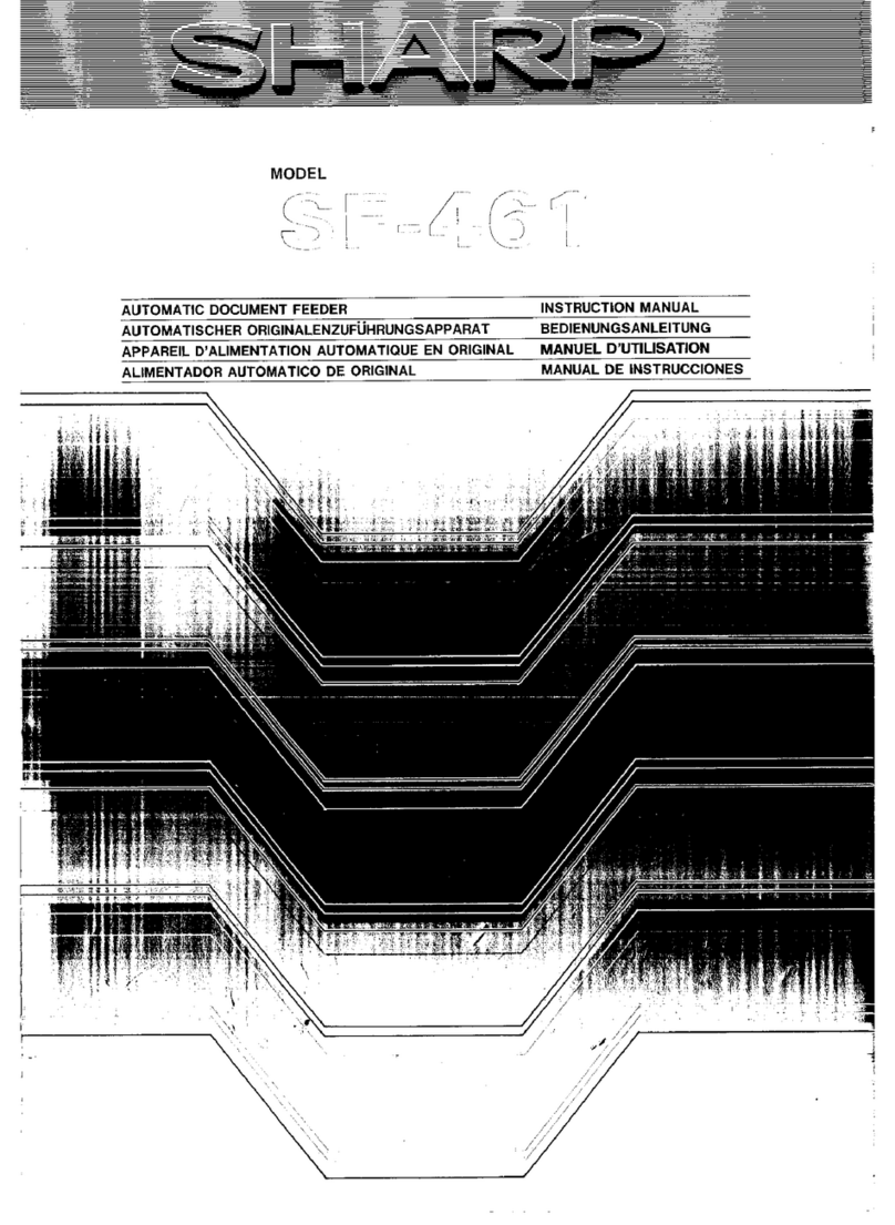 Sharp SF-461 User manual